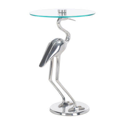 Tori Glass Top End Table