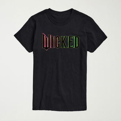 Mens Crew Neck Short Sleeve Regular Fit Wicked Big and Tall Graphic T-Shirt