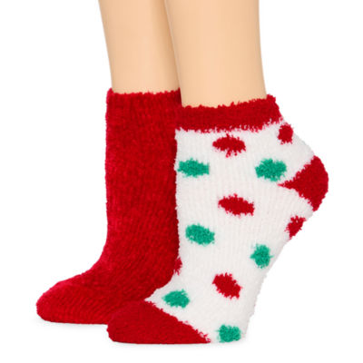 Mixit Cozy Womens 2 Pair Low Cut Socks