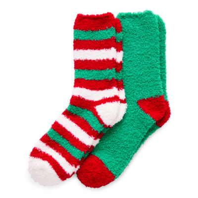 Mixit Cozy Womens 2 Pair Crew Socks