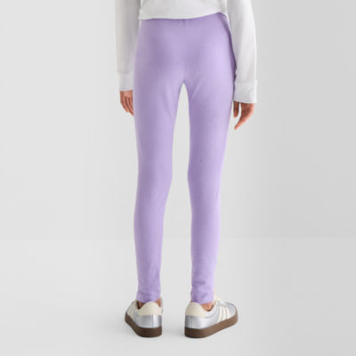 Thereabouts Sparkle Little & Big Kid Girls Knit Full Length Leggings