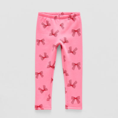 Okie Dokie Toddler & Little Girls Fleece Skinny Full Length Leggings