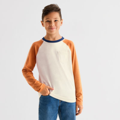 Thereabouts Little & Big Kid Boys Crew Neck Long Sleeve T-Shirt