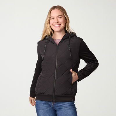 Free Country Womens Hooded Lightweight Quilted Jacket JCPenney