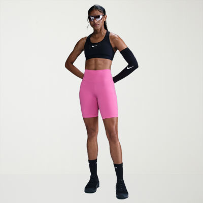 Nike Womens 8" High Rise Moisture Wicking Stretch Fabric Bike Short