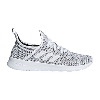 adidas Cloudfoam Pure Womens Sneakers, Color: White Grey - JCPenney