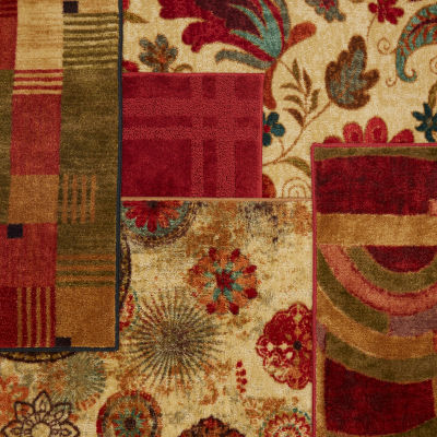 Mohawk Home Picasso Contemporary Washable Indoor Rectangular Runner