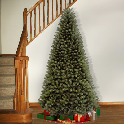 National Tree Co. North Valley Spruce Hinged 9 Foot Spruce Christmas Tree