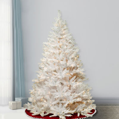 National Tree Co. Winchester White Pine 7 Foot Pre-Lit Pine Christmas Tree