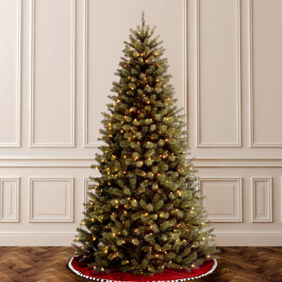 National Tree Co. North Valley Spruce Hinged 1/2 Foot Pre-Lit Spruce Christmas Tree