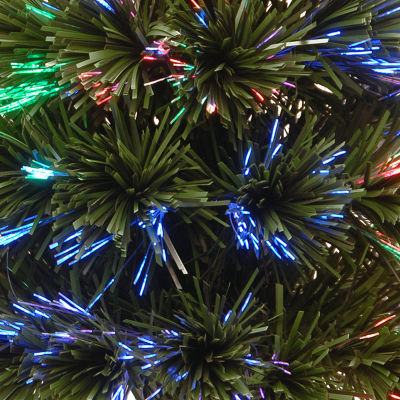 National Tree Co. Fiber Optic Ice 1 1/2 Feet Pre-Lit Christmas Tree