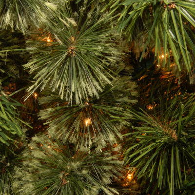 National Tree Co. Wispy Willow Grande Entrance 5 Foot Pre-Lit Christmas Tree