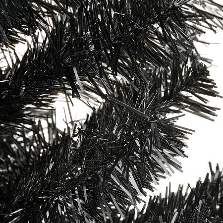 National Tree Co. Black Tinsel 3 Foot Christmas Tree, One Size, Black