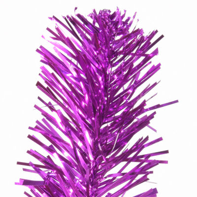 National Tree Co. Pink Tinsel 3 Foot Christmas Tree