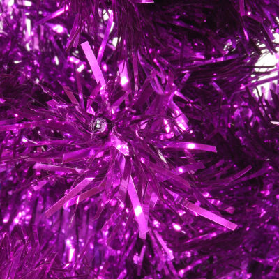 National Tree Co. Pink Tinsel 3 Foot Christmas Tree