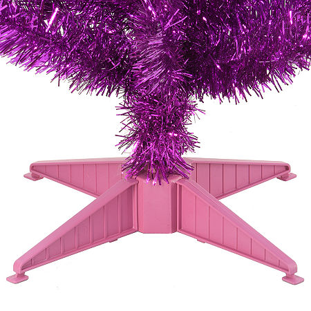 National Tree Co. Pink Tinsel 3 Foot Christmas Tree, One Size, Pink