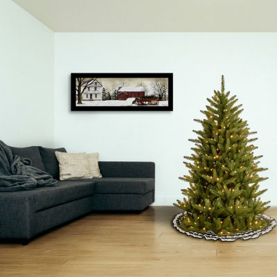 National Tree Co. Natural Frasier Slim Hinged 4 1/2 Foot Pre-Lit Christmas Tree