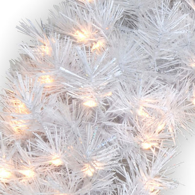 National Tree Co. Wispy Willow Grande White Indoor Outdoor Christmas Wreath