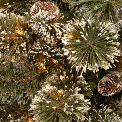 National Tree Co. Glittery Bristle Pine Wreath