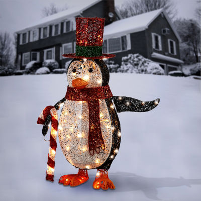 National Tree Co. Penguin Christmas Yard Art