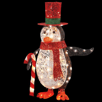 National Tree Co. Penguin Christmas Yard Art