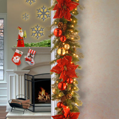 National Tree Co. Home For The Holidays Christmas Indoor Outdoor Garland