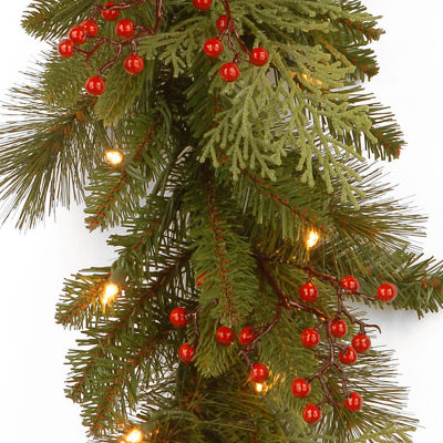 National Tree Co. Classical Collection Feel Real Indoor Outdoor Christmas Garland