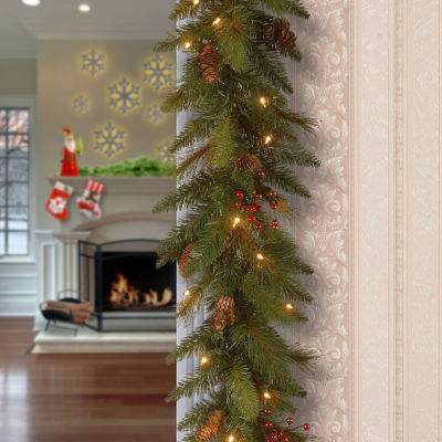 National Tree Co. Long Needle Pine Cone Christmas Indoor Outdoor Garland