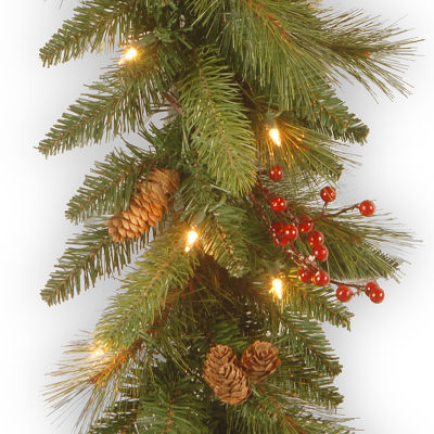 National Tree Co. Long Needle Pine Cone Indoor Outdoor Christmas Garland