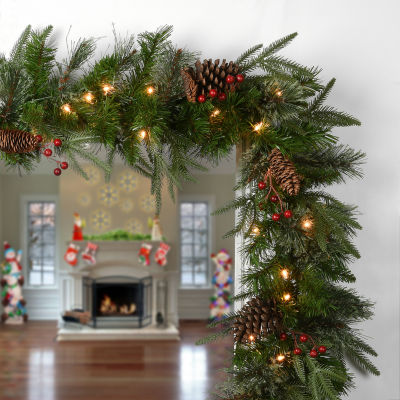 National Tree Co. Colonial Feel Real Indoor Outdoor Christmas Garland