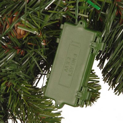 National Tree Co. 3" Wintry Pine Mailbox Swag Christmas Garland