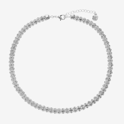 Monet Jewelry Gray Collar Necklace
