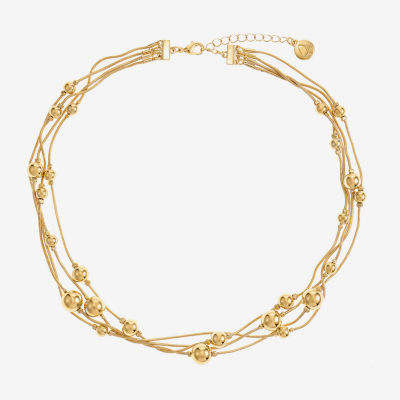 Liz Claiborne Inch Snake Strand Necklace
