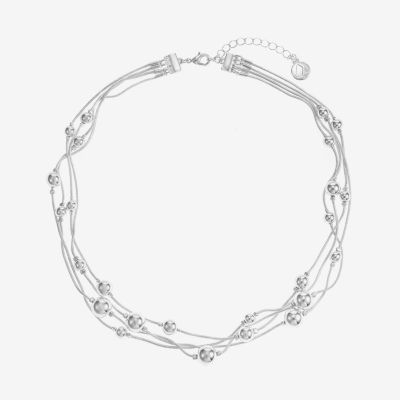 Liz Claiborne 17 Inch Snake Strand Necklace
