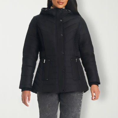 Liz claiborne 2024 hooded peacoat