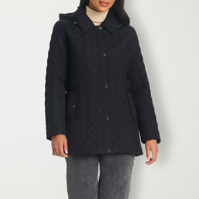 Liz claiborne hooded heavyweight puffer jacket online