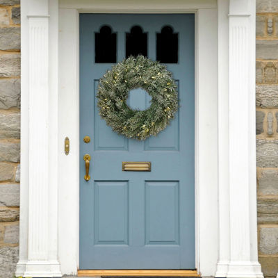 National Tree Co. Snowy Stonington Wreath