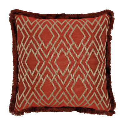 Rose Tree Harrogate Ribbed Square Throw Pillow