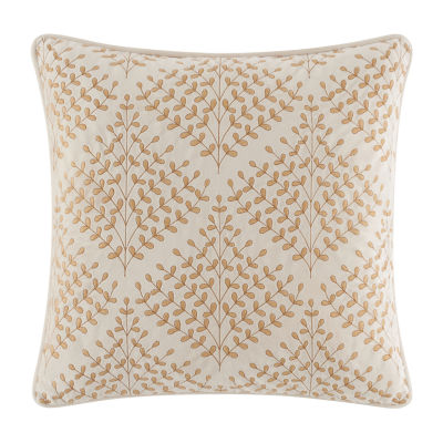 Rose Tree Emmaline Embroidered Square Throw Pillows