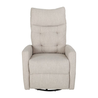 Swivel Tufted Track-Arm Recliner