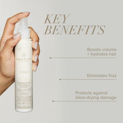 Awapuhi Wild Ginger Hydromist Blow Out Spray Heat Protectant 5.1 oz.