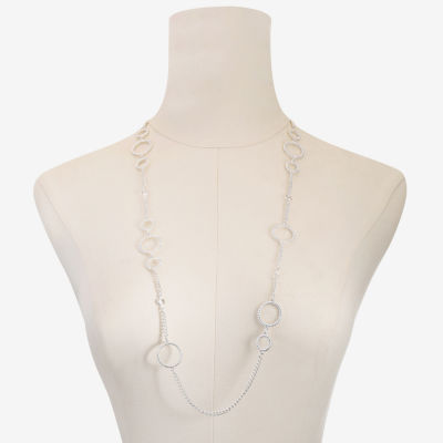 Liz Claiborne Long 34 Inch Curb Strand Necklace