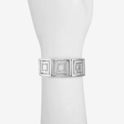 Liz Claiborne Womens Square Stretch Bracelet