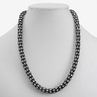 Monet Jewelry Gray Collar Necklace