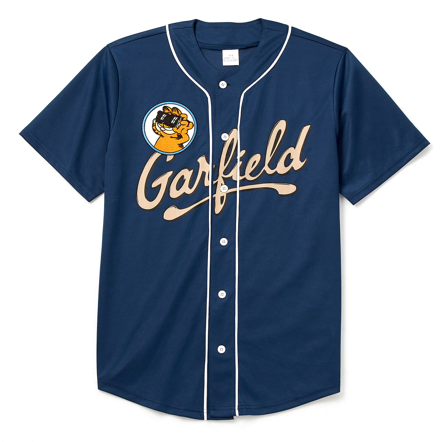 Mens Short Sleeve Garfield Jersey, Color: Navy - JCPenney