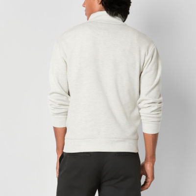 U.S. Polo Assn. Flatback Mens High Neck Long Sleeve Quarter-Zip Pullover