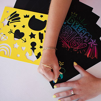 Scratch Art Party Favors for Kids: 16 Pack Rainbow Scratch Notebook Kids  Art
