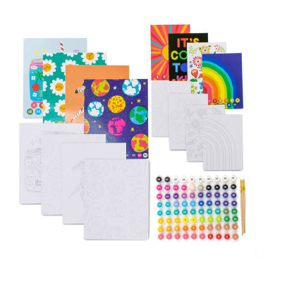 Art 101 Gallery Paint by Number Kit with 99 Pieces and Color Guide