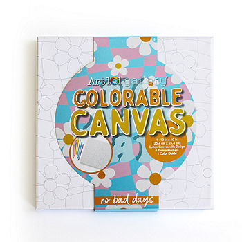 Art 101 Colorable Canvas Wall Art Set 2-Pack
