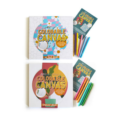 Art 101 Doodle and Color Art Set with 36 Pieces in A Colorful Carrying Case